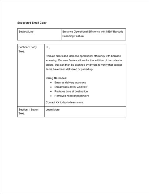 barcode scanning email asset screenshot