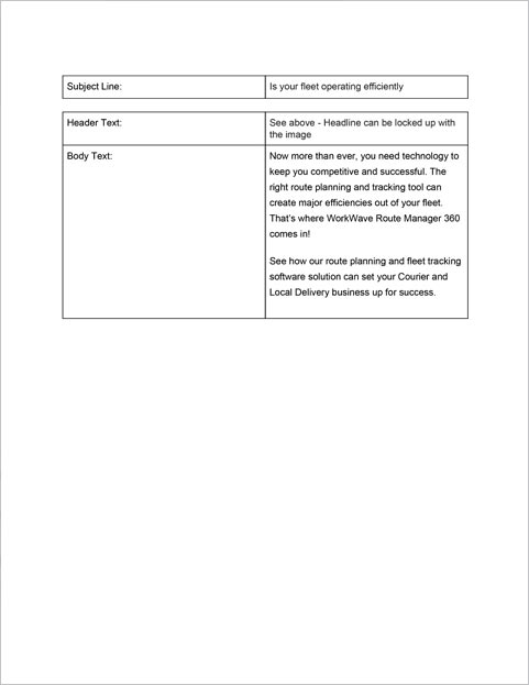 local courier email asset