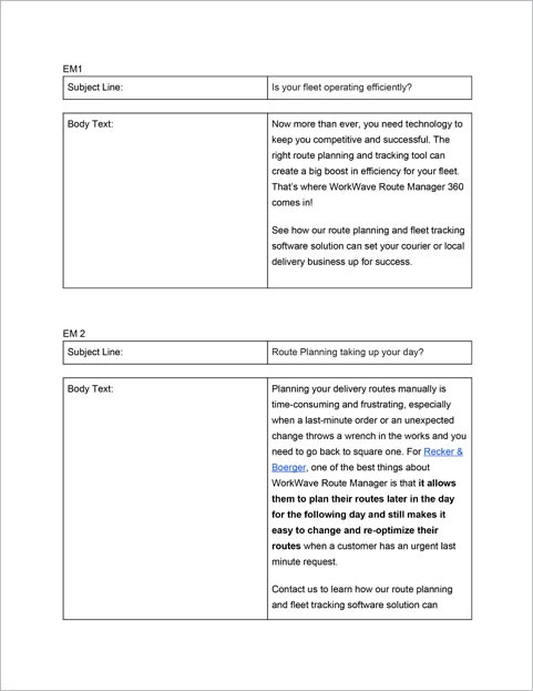 operational efficiency email asset